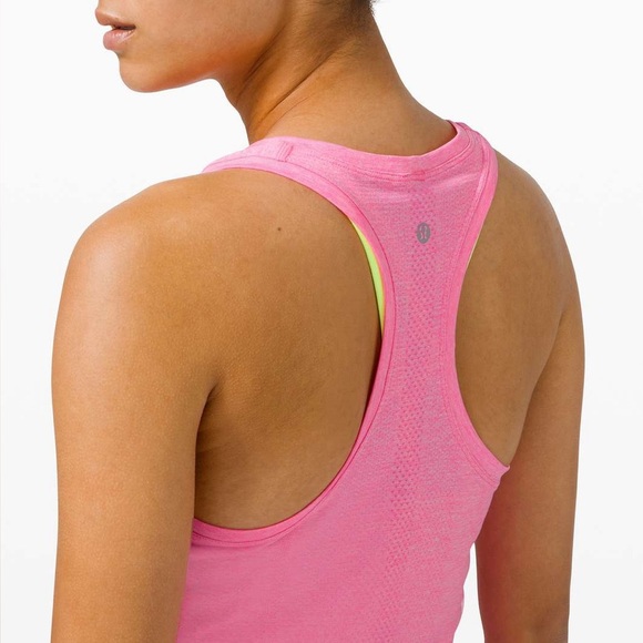 Lululemon Pink Swiftly Tech Racerback 2.0 Sport Tank Top Women’s Size 10 - Picture 2 of 9
